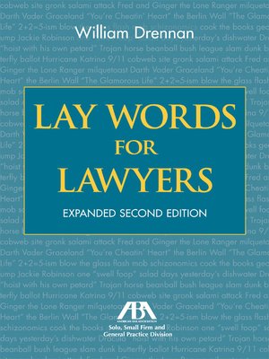 cover image of Lay Words for Lawyers